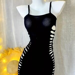 Black🔥Cutout Bodycon Dress. NWOT (L)